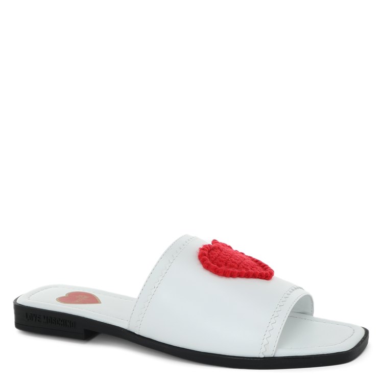 

Шлепанцы женские Love Moschino JA28212G белые 35 EU, JA28212G