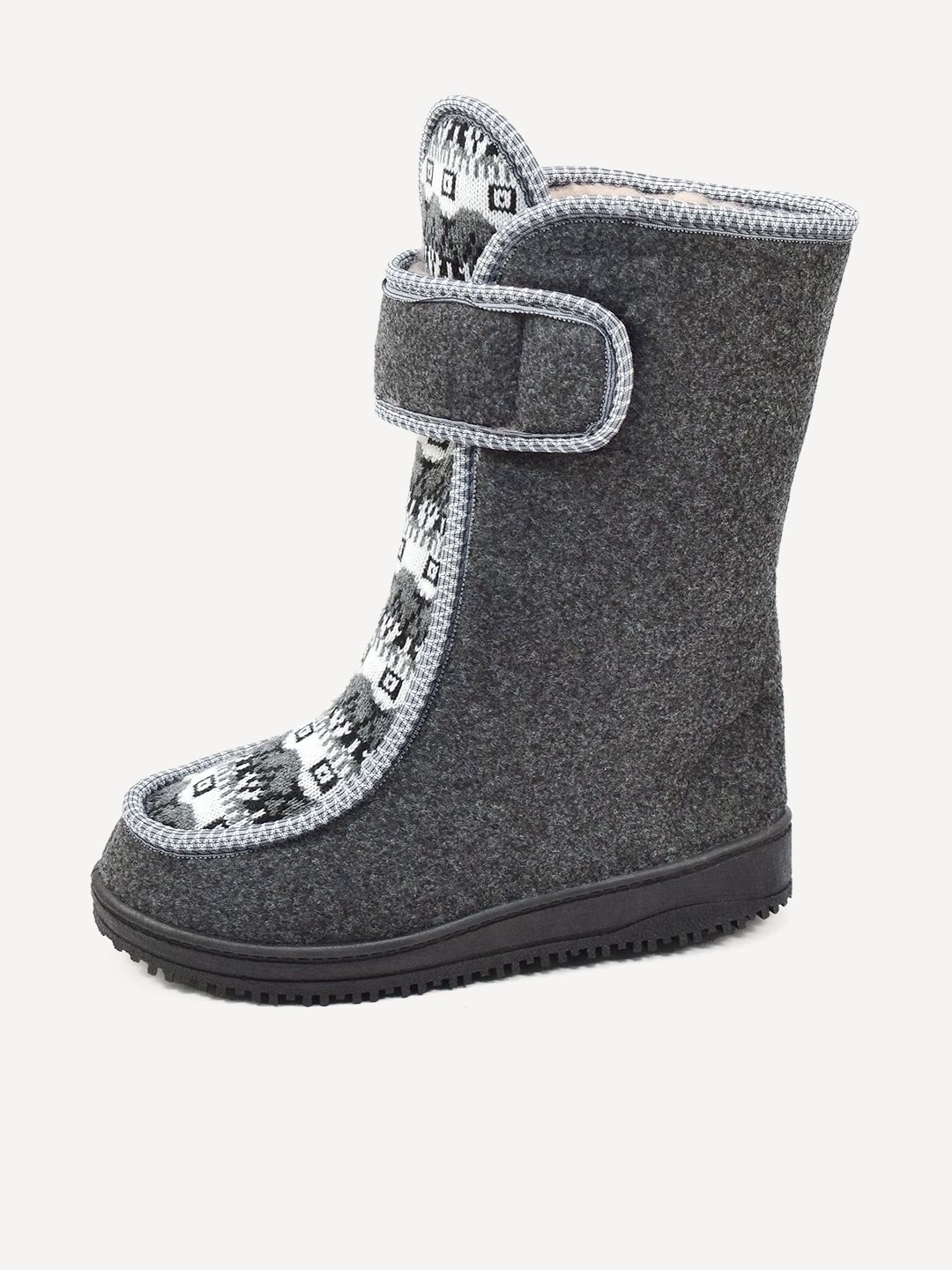 Валенки женские Linesto 1021с серые 38 RU