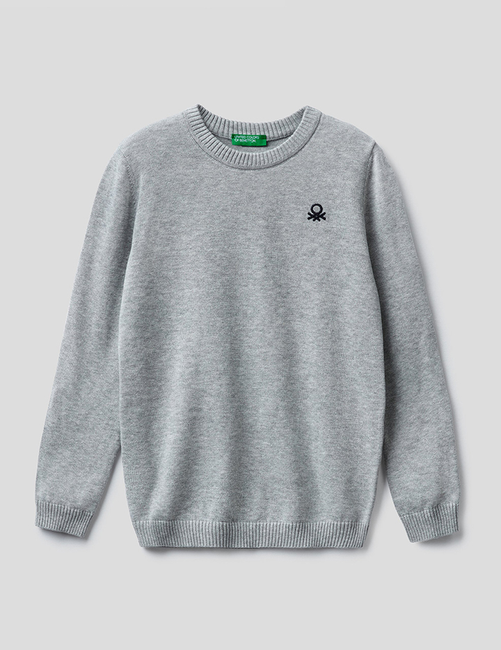 

Джемпер для мальчиков Benetton цв. серый р.158, 21A_12CDC1932