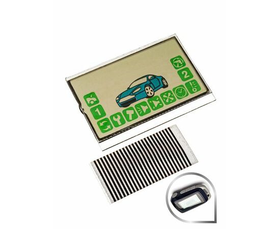 

Дисплей LCD на шлейфе для брелка Starline A92/A94