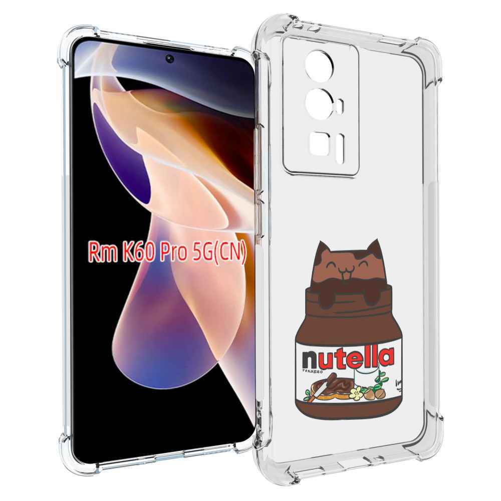 

Чехол MyPads кошечка-в-нутелле для Xiaomi Redmi K60 Pro, Прозрачный, Tocco