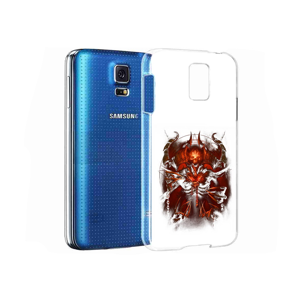 

Чехол MyPads Tocco для Samsung Galaxy S5 яркий демон (PT12196.512.708), Прозрачный, Tocco