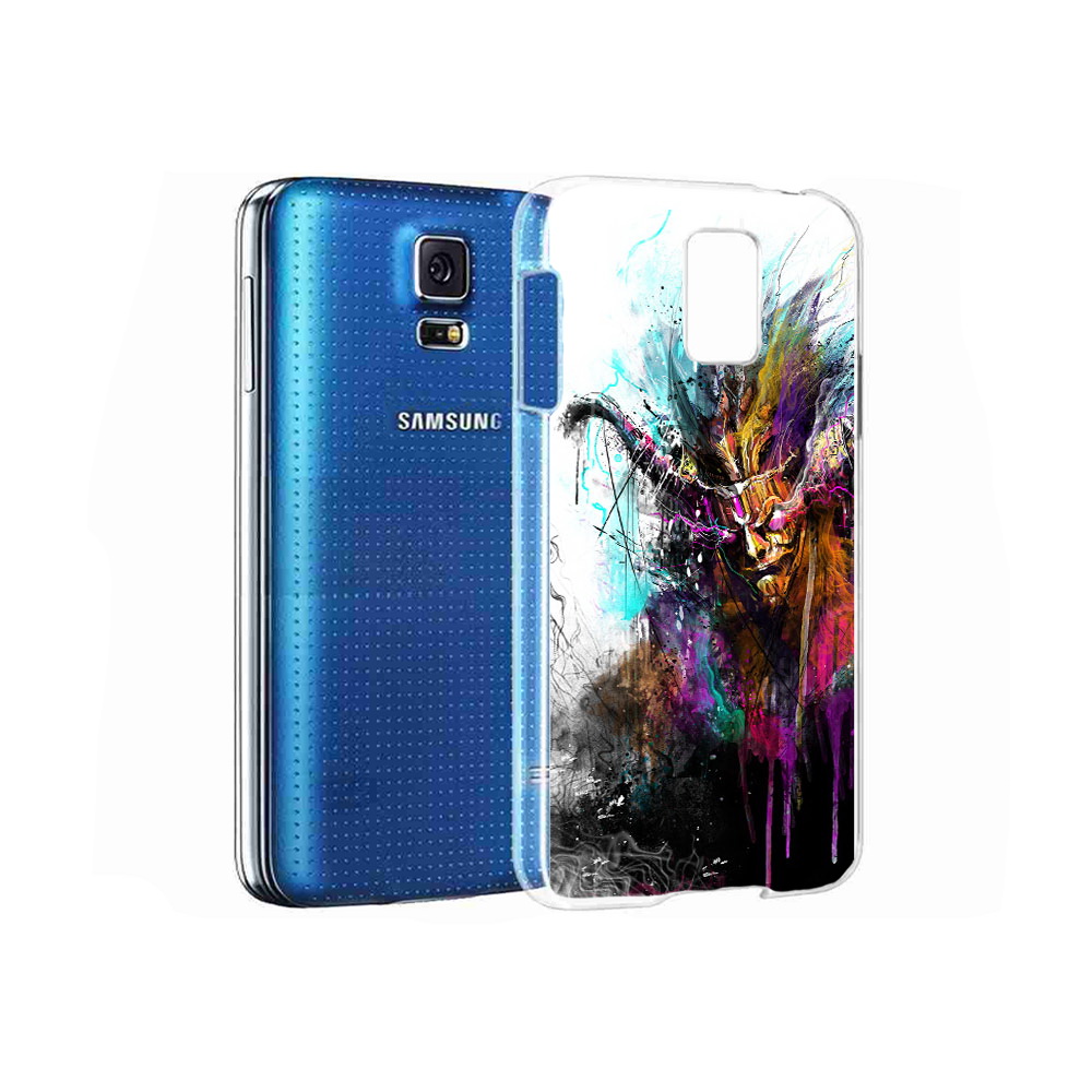 

Чехол MyPads Tocco для Samsung Galaxy S5 яркий дьявол (PT12196.512.709), Прозрачный, Tocco
