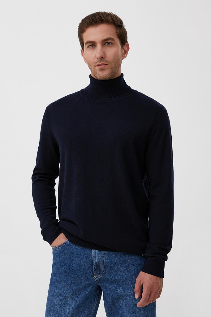 

Водолазка мужская BAS-20105 Finn Flare синяя L, BAS-20105