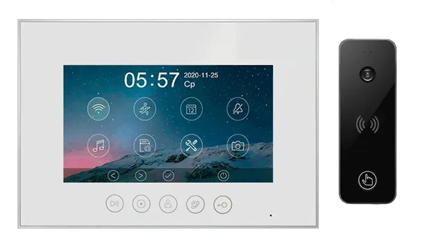 Комплект видеодомофона Tantos Marilyn HD Wi-Fi s и iPanel 2 HD + (черная)