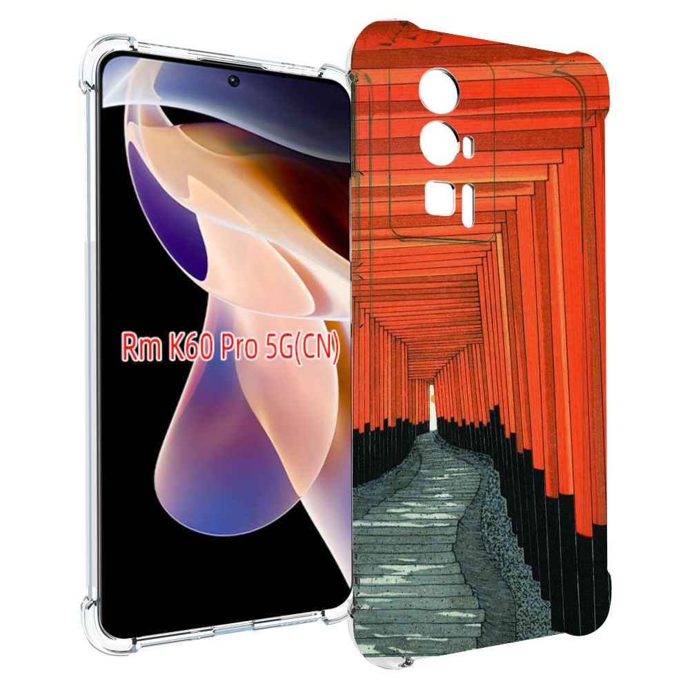 

Чехол MyPads красный коридор для Xiaomi Redmi K60 Pro, Прозрачный, Tocco