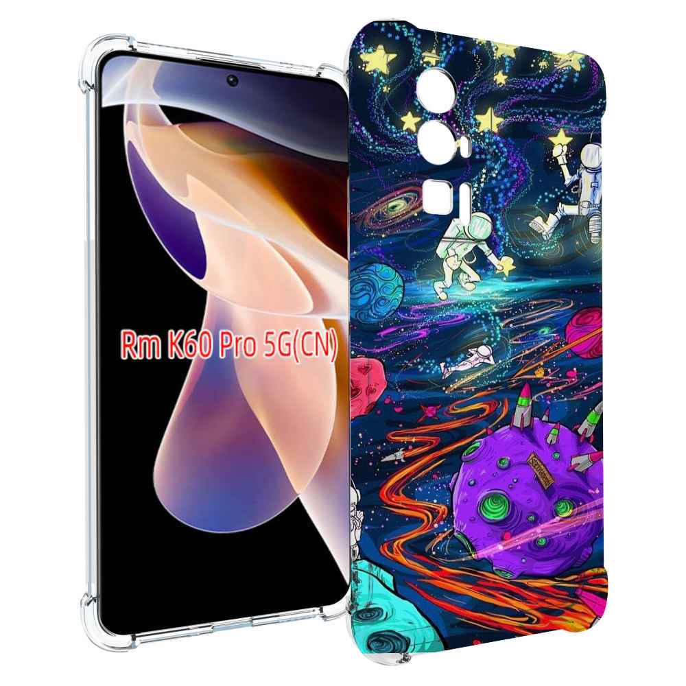 

Чехол MyPads красочный космос для Xiaomi Redmi K60 Pro, Прозрачный, Tocco