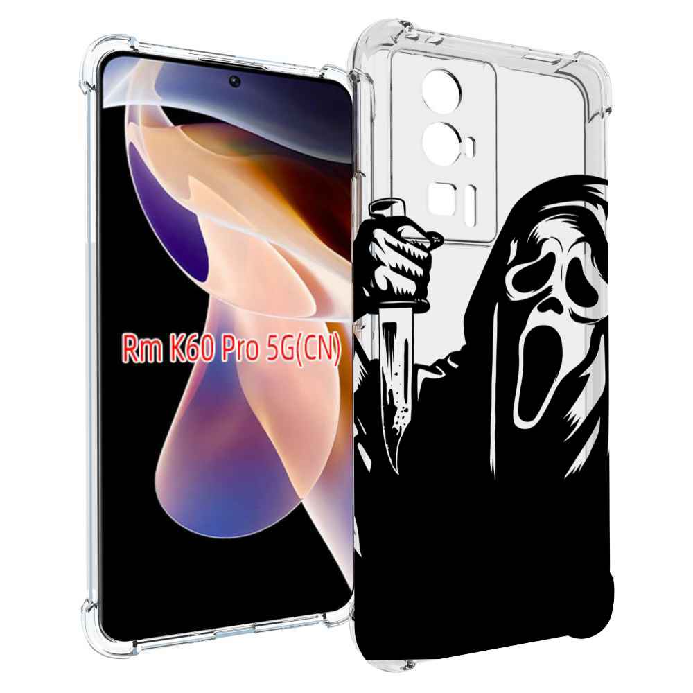 

Чехол MyPads крик-с-ножом для Xiaomi Redmi K60 Pro, Прозрачный, Tocco