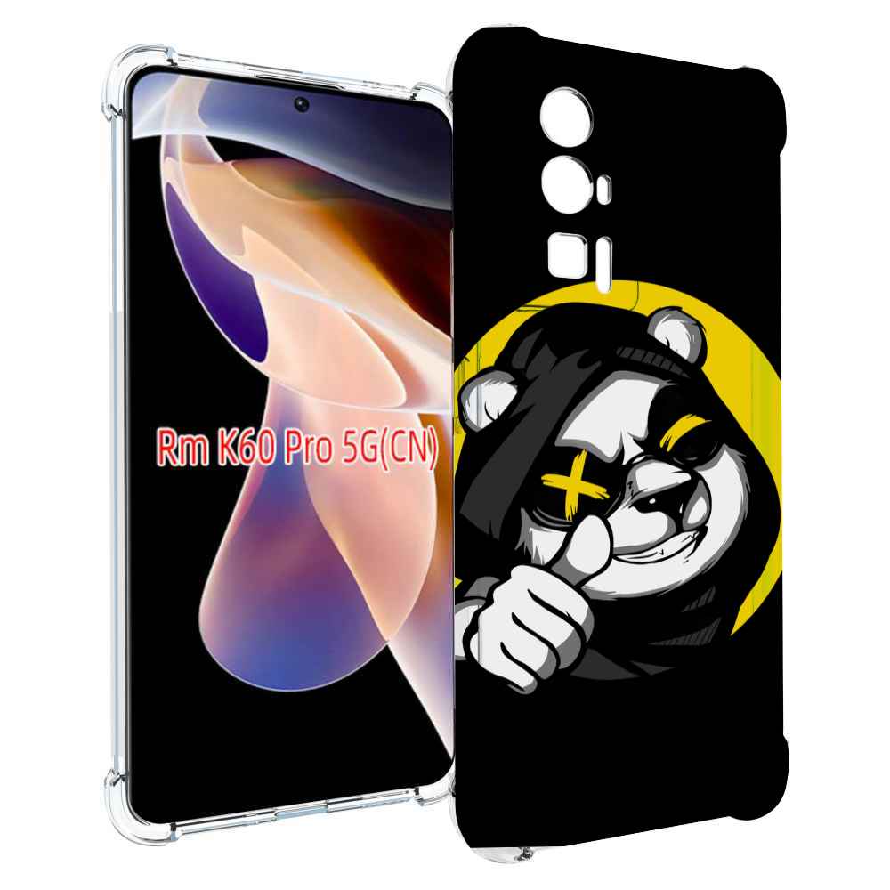 

Чехол MyPads крутая пандочка ок для Xiaomi Redmi K60 Pro, Прозрачный, Tocco