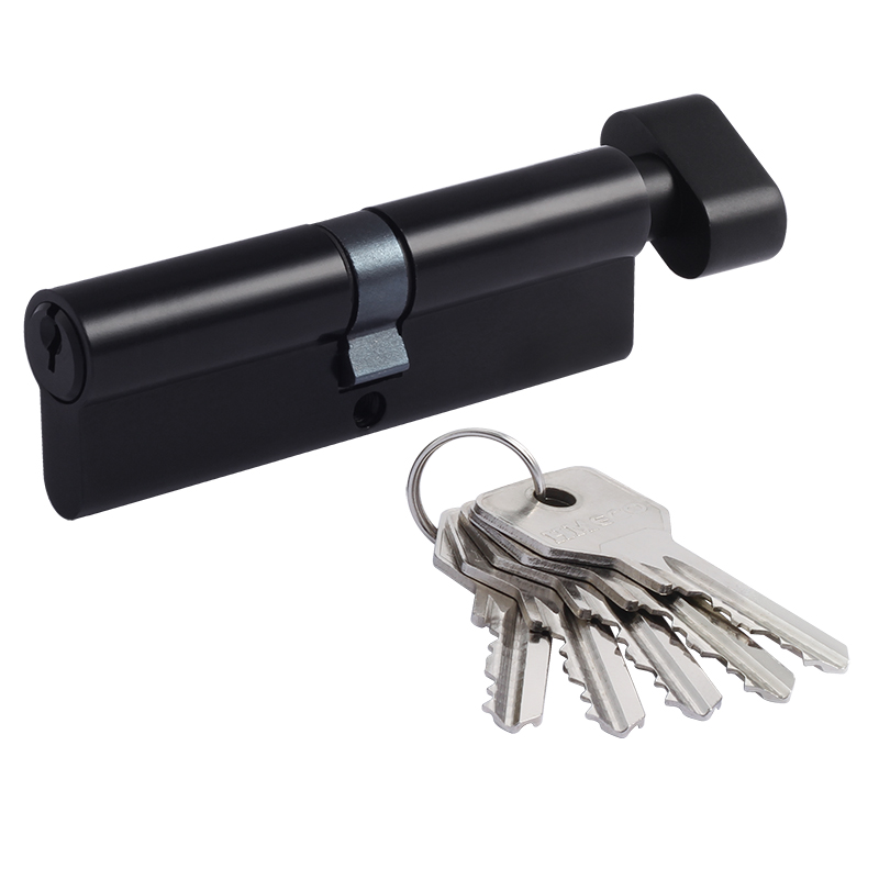 

Цилиндр замка личинка Нора-М STD Al ЛВ с вертушкой - Черный - ЛВ-100 (50-50), STD Al ЛВ