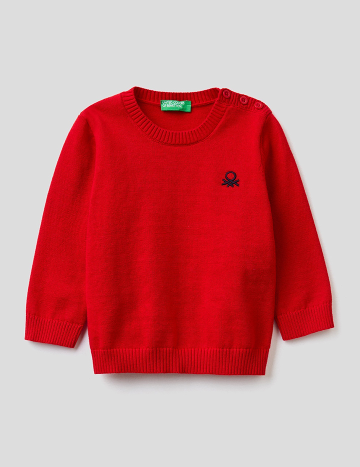 

Джемпер для мальчиков Benetton цв. красный р.98, 21A_12CDC1946