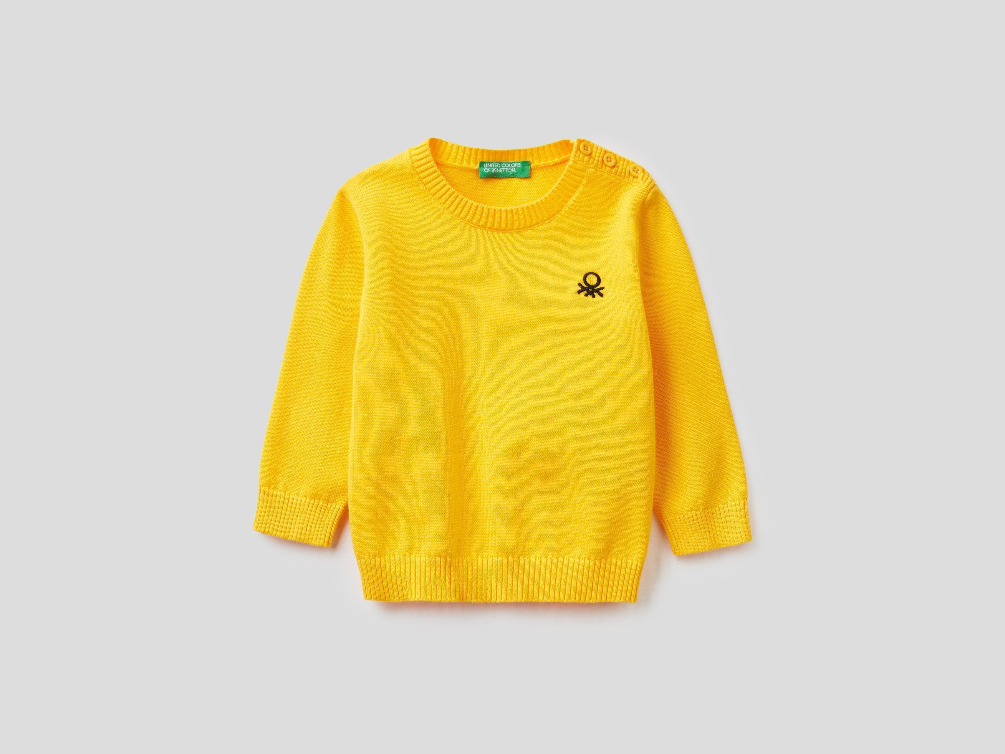 

Джемпер для мальчиков Benetton цв. желтый р.80, 21A_12CDC1946