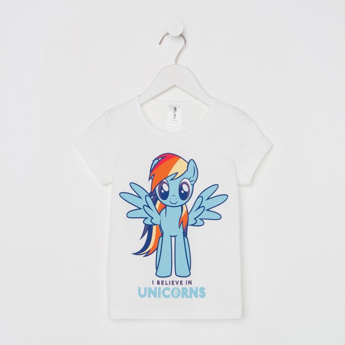 

Футболка детская Rainbow Dash, Мой маленький пони, рост 86-92, белый, Rainbow Dash Мой маленький пони