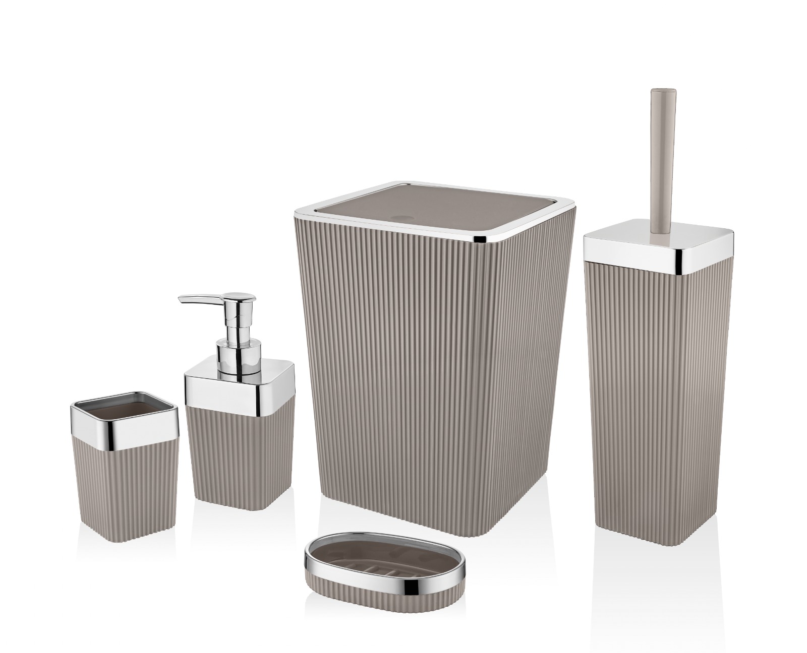 Набор для ванной комнаты Vialex COLUMB CKB003-latte 5 предметов