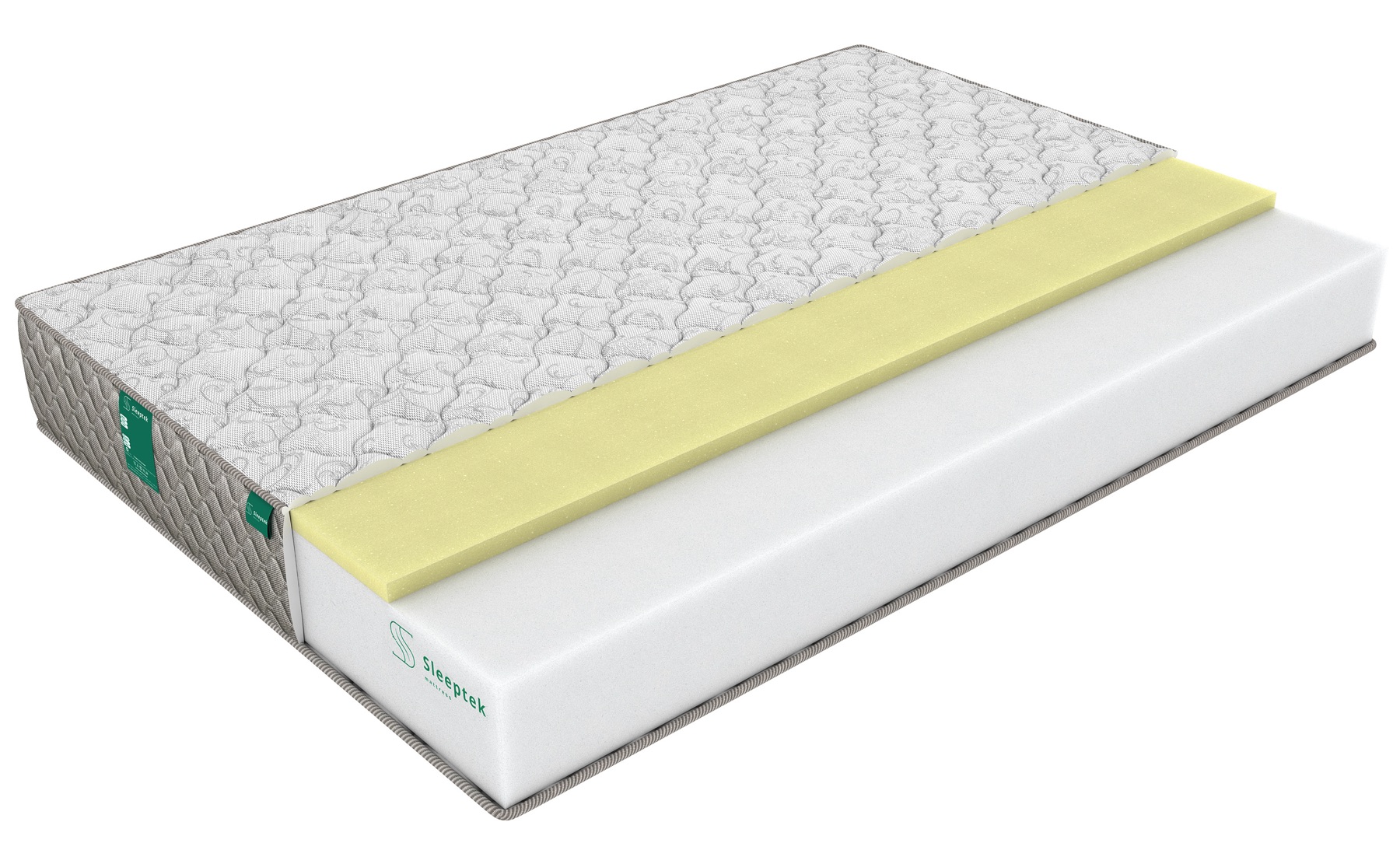 

Матрас Sleeptek Mono Memory 20 125х200, Белый, Mono Memory 20