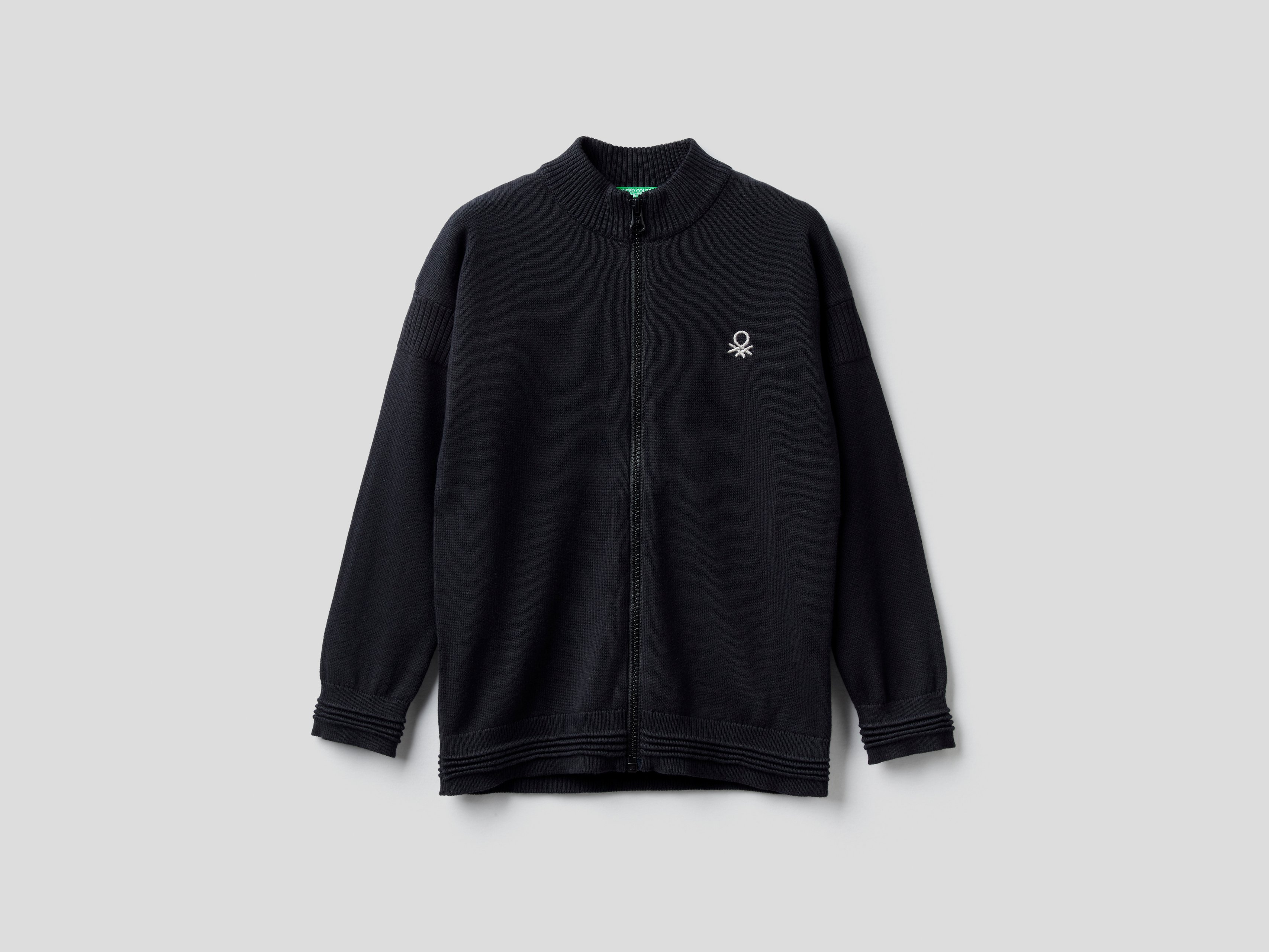 

Кардиган для мальчиков Benetton цв. черный р.170, 21A_12CDC5417