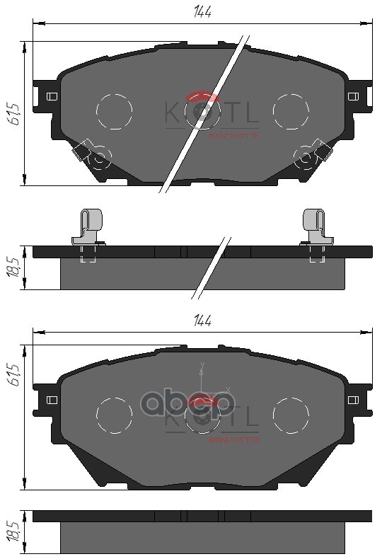 

Колодки Тормозные Дисковые Передние/Задние К-Т Мiтsuвisнi Fusо Саntеr Тf (Е-5) KOTL 3611kt