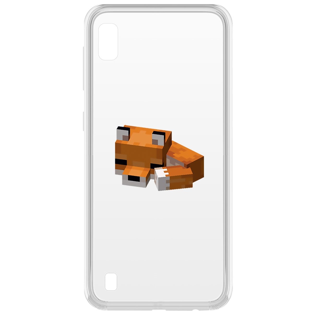 Чехол-накладка Krutoff Спящий Лисенок для Samsung Galaxy A10 (A105)