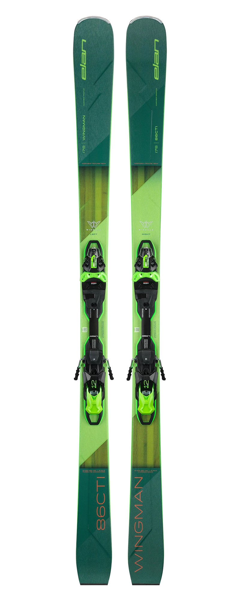 Горные Лыжи С Креплениями Elan 2023-24 Wingman 86 Cti Fx + Emx 12 Gw Fx р.178 см