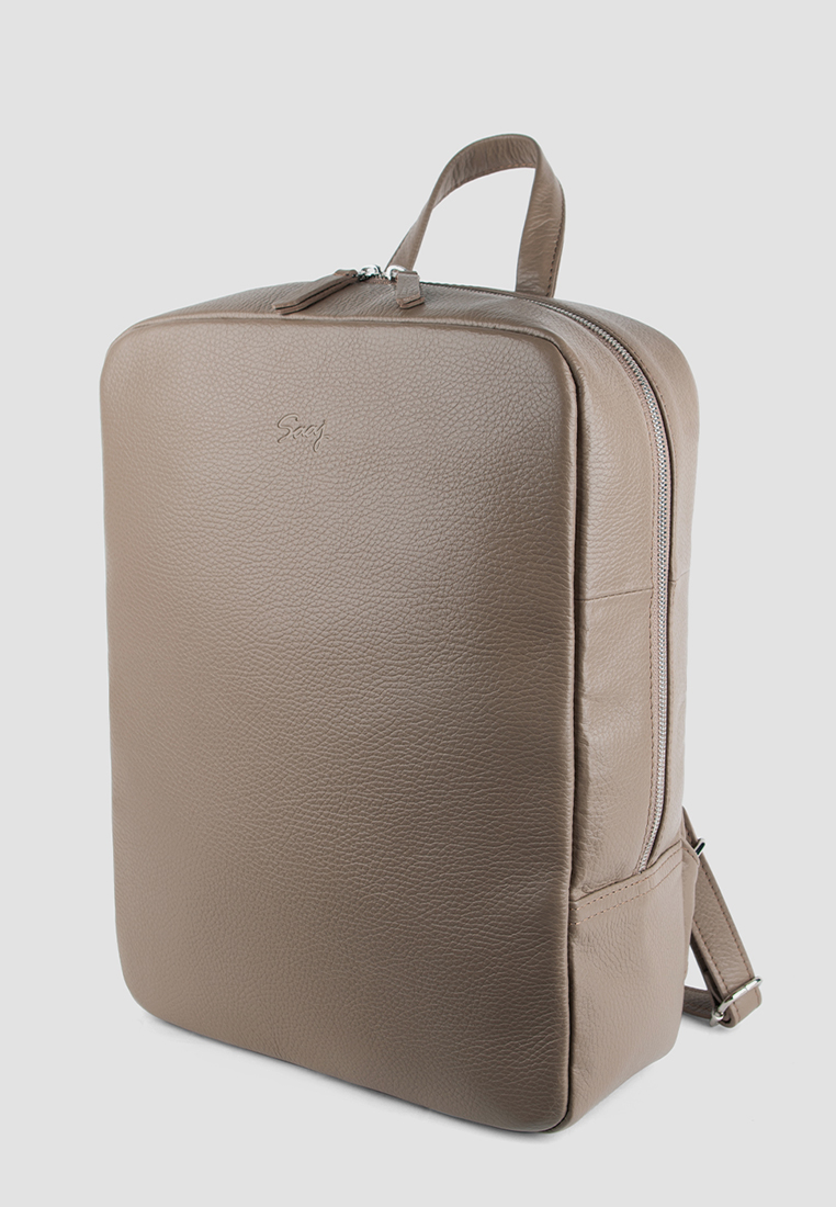 Рюкзак женский SAAJ SMBM150 тауп, 35х27х12 см