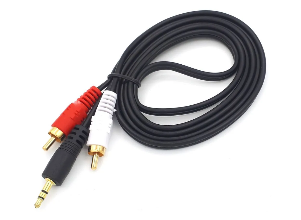 

Кабель NoBrand 2RCA - Jack 3.5, 1.5м черный, AV Jack3.5