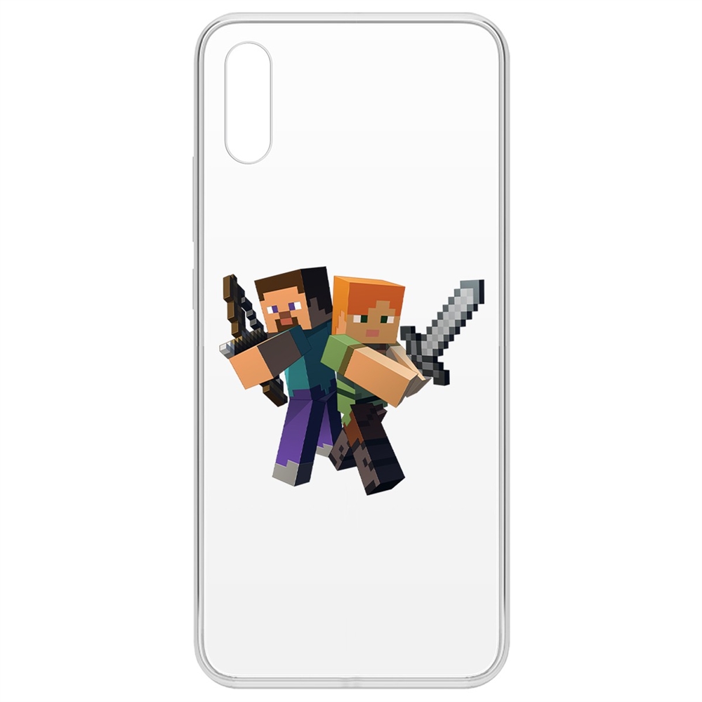 Чехол-накладка Krutoff Стив и Алекс для Xiaomi Redmi 9A