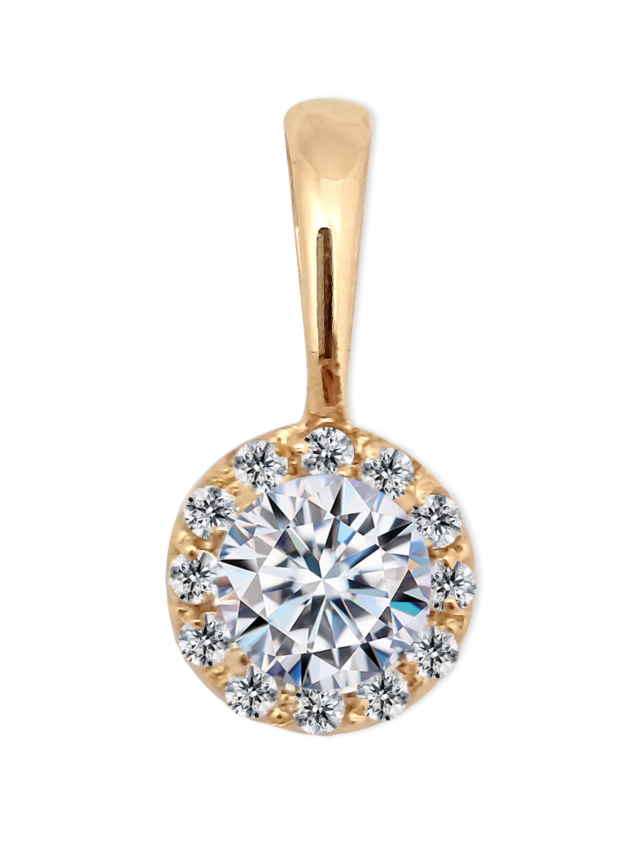 

Подвеска из золота MANGUSHEV Фигурная, фианит, Фигурная