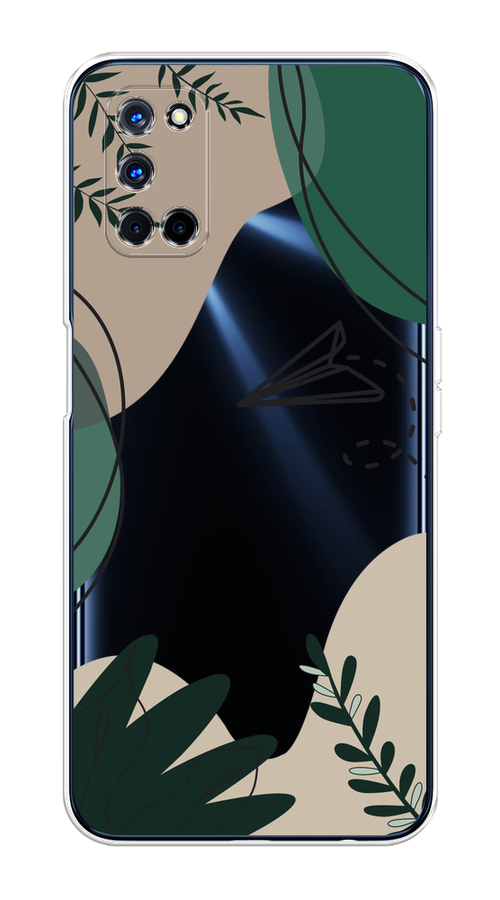 

Чехол на Oppo A52/A72 "Secret Garden", Зеленый;бежевый;черный, 253250-1