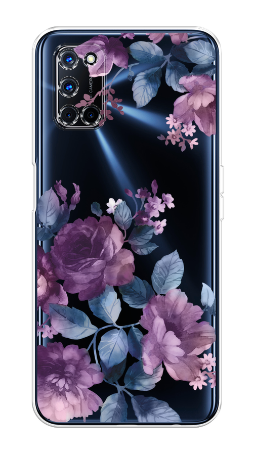 

Чехол на Oppo A52/A72 "Purple Blossoms", Синий;фиолетовый, 253250-1