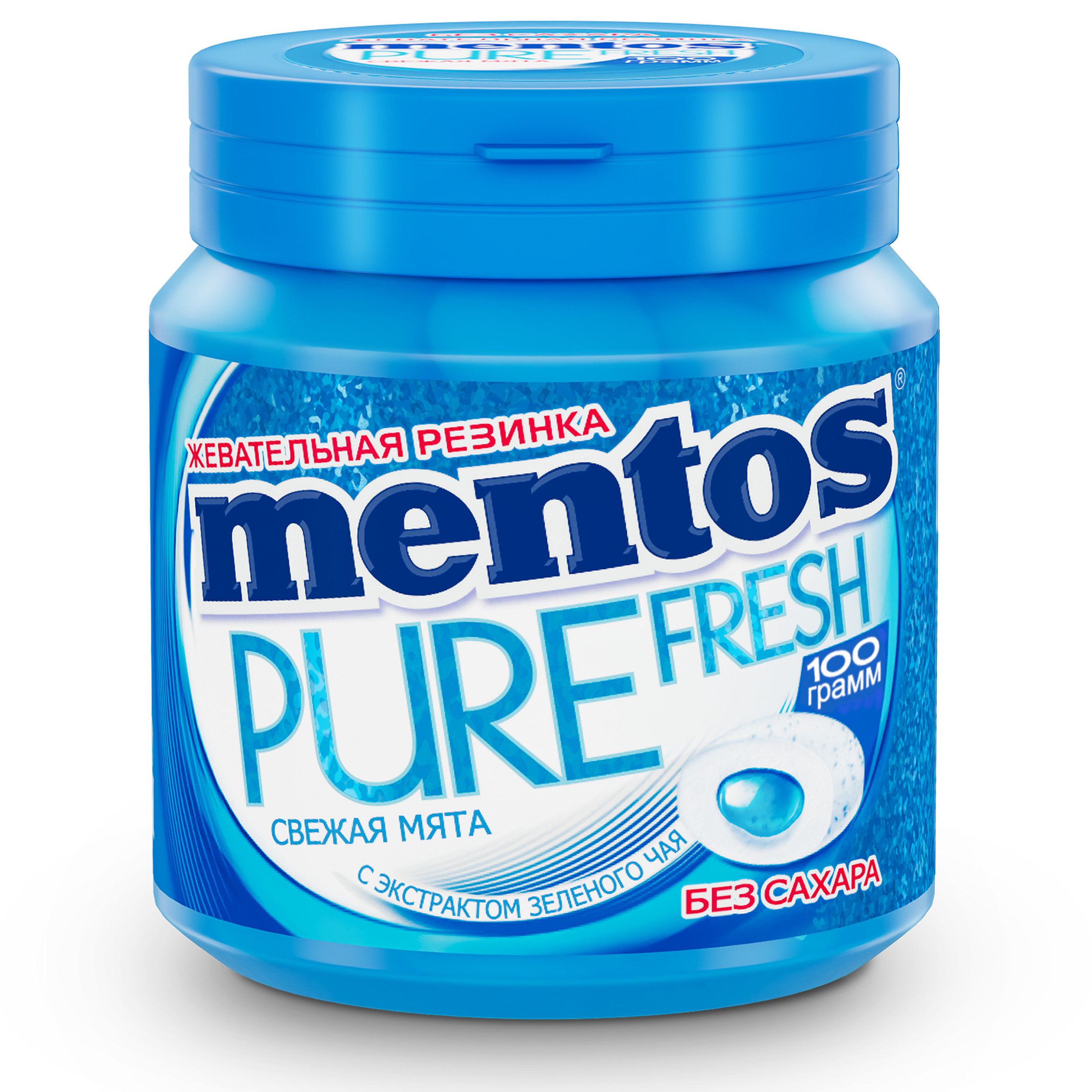 

Жевательная резинка Mentos Pure Fresh Свежая мята без сахара 100 г
