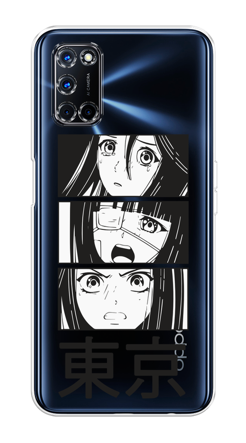 

Чехол на Oppo A52/A72 "Tokyo girls", Белый;черный;прозрачный, 253250-1