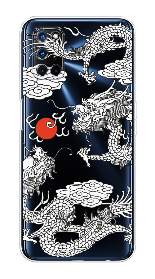 

Чехол на Oppo A52/A72 "Драконы с ножом", Прозрачный;черный;белый, 253250-1