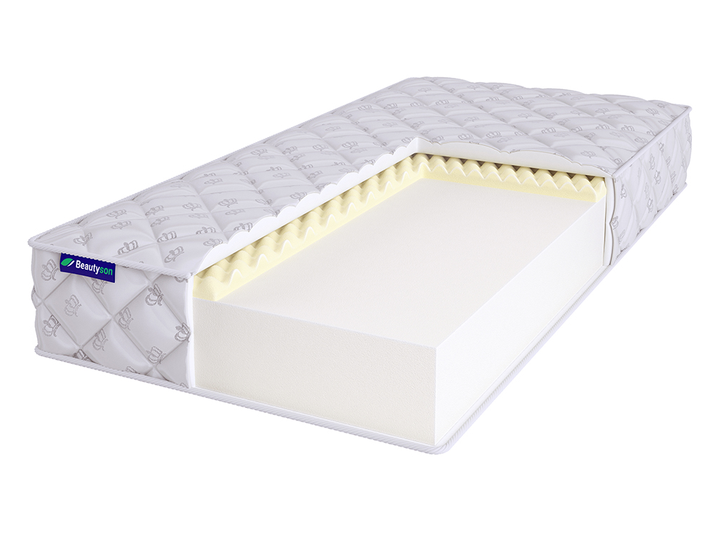 

Матрас полутороспальный BeautySon Roll FOAM HARD 14 Massage Бесклеевой 125x185 17 см, Белый, Roll FOAM HARD 14 Massage