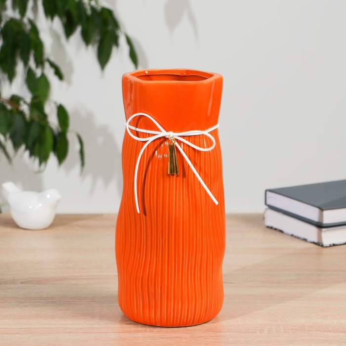 

Ваза керамика настольная Блез 26,5 см, оранжевый
