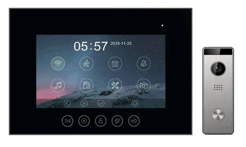 Комплект видеодомофона Tantos Marilyn HD Wi-Fi s (черный) и Triniti HD
