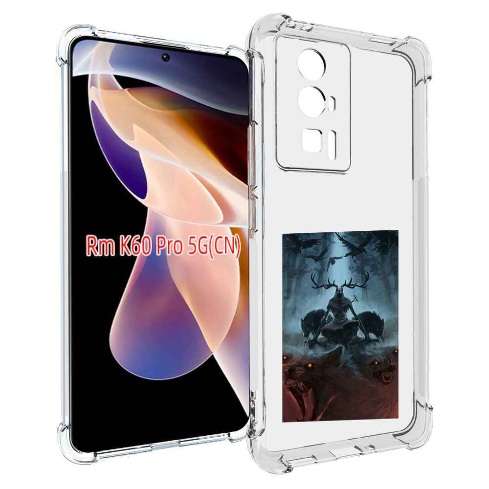 

Чехол MyPads лось демон для Xiaomi Redmi K60 Pro, Прозрачный, Tocco