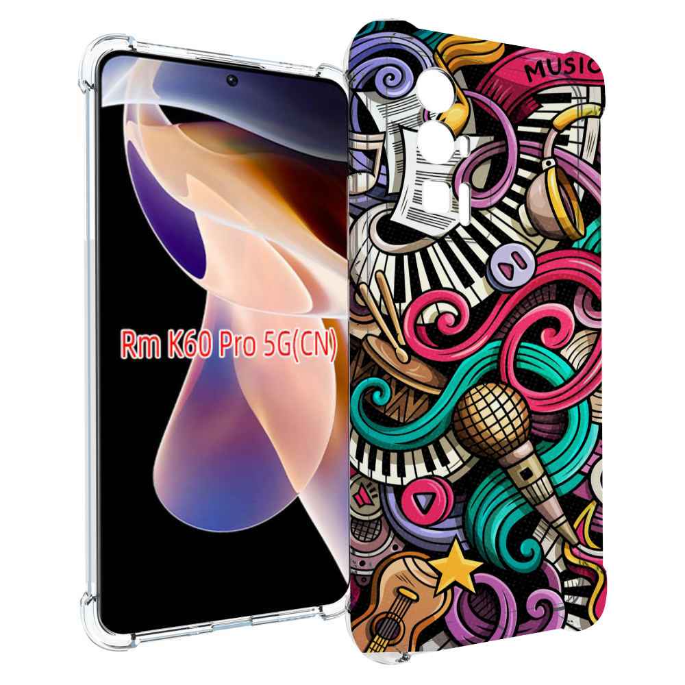 Чехол MyPads любимая-музыка для Xiaomi Redmi K60 Pro