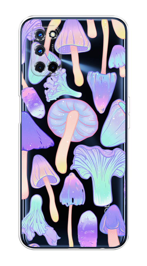 

Чехол на Oppo A52/A72 "Пастельные грибы", Фиолетовый;голубой, 253250-1