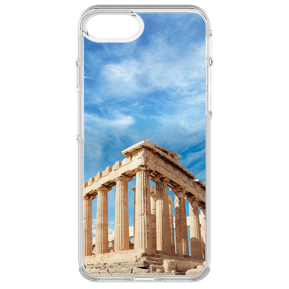 Чехол-накладка Krutoff Clear Case Греция, Парфенон для iPhone 6