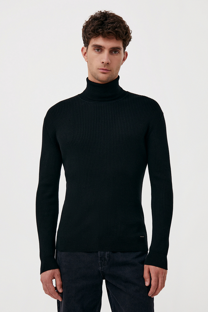 

Водолазка мужская FAB21135 Finn Flare черная 3XL, FAB21135