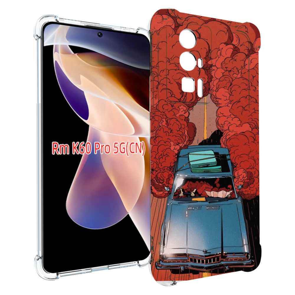 

Чехол MyPads машина мчится с дымком для Xiaomi Redmi K60 Pro, Прозрачный, Tocco