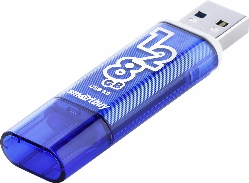 

Флеш-накопитель USB 3.0/3.1 Gen1 Smartbuy 128GB Glossy Dark Blue (SB128GBGS-DB)