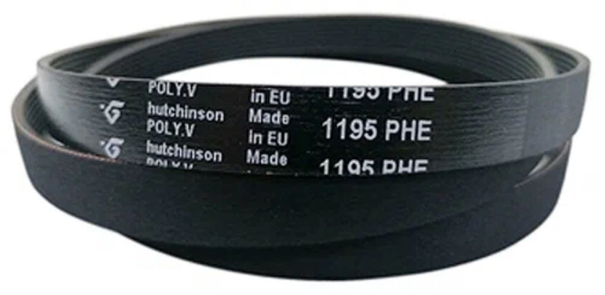 

Ремень приводной HUTCHINSON 1195 H7 PHE, Черный, 1195 H7 PHE