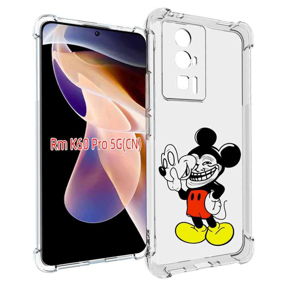 

Чехол MyPads микки-маус-троллер для Xiaomi Redmi K60 Pro, Прозрачный, Tocco