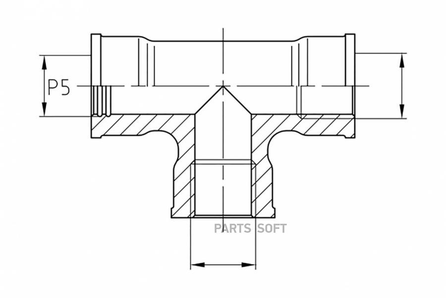 Фитинг Т-образный M16*1,5/M16*1,5