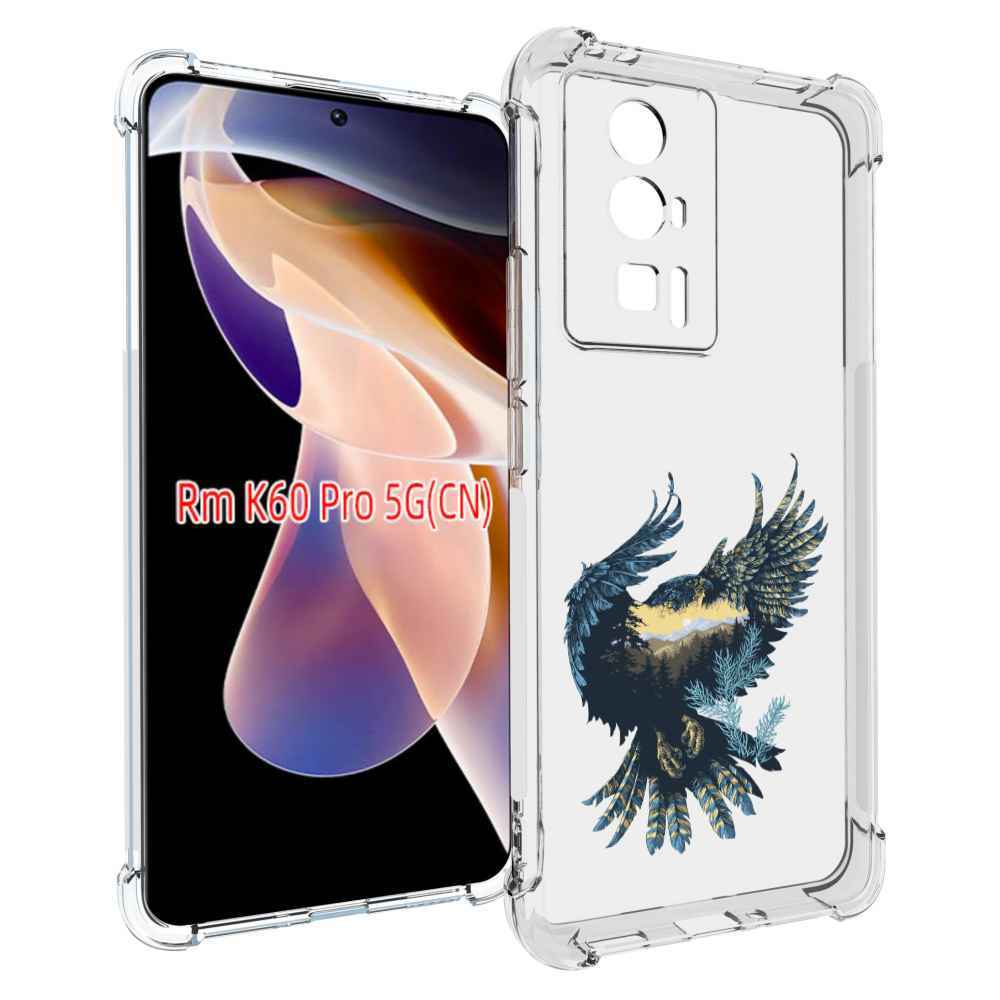 

Чехол MyPads мирок в соколе для Xiaomi Redmi K60 Pro, Прозрачный, Tocco