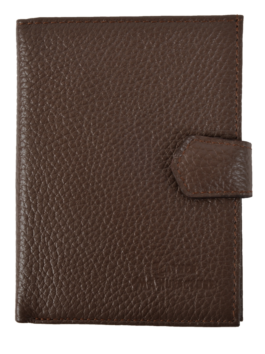 

Обложка для автодокументов мужская Leather Manufacture 133267 коричневая, 133267