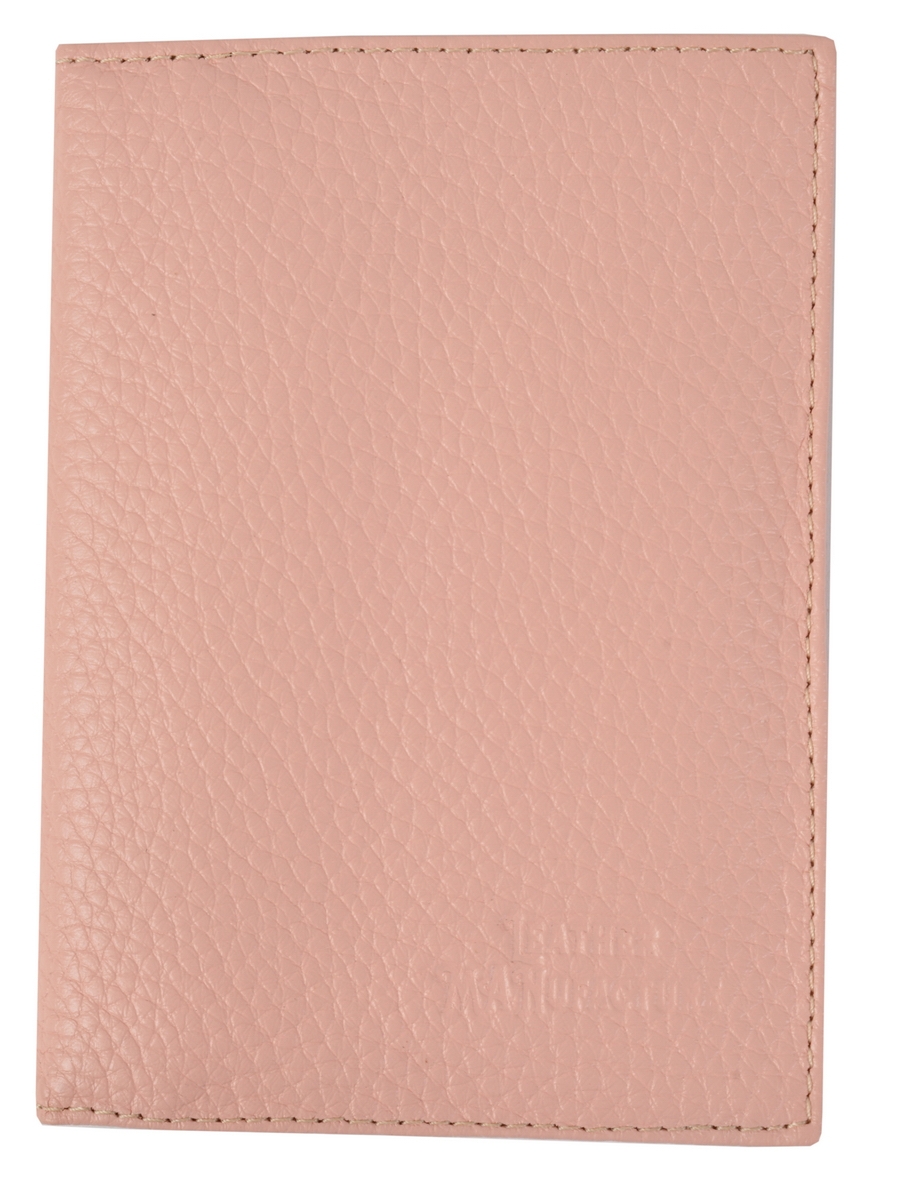

Обложка для автодокументов женская Leather Manufacture 133269 розовая, 133269