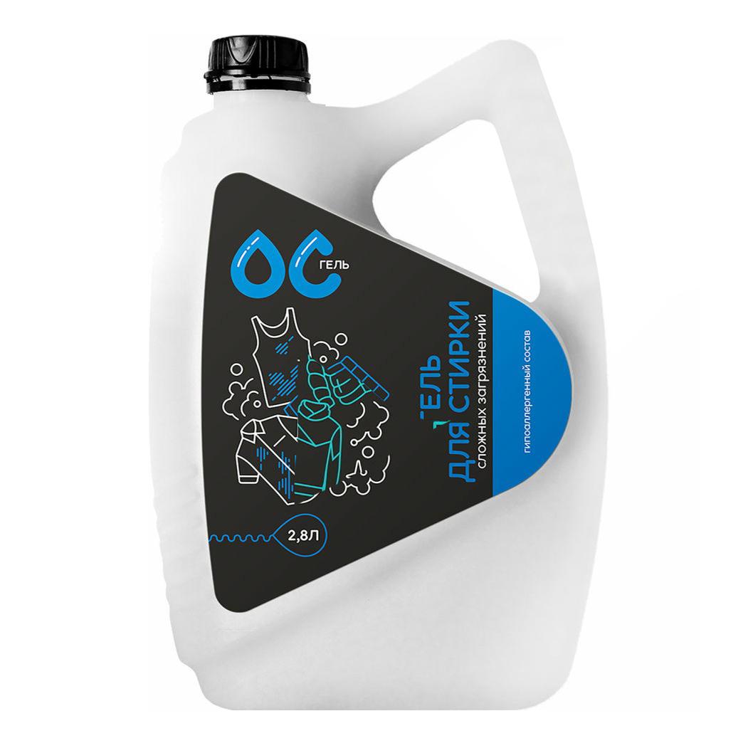 

Гель ОС-Гель для стирки сложных загрязнений 2,8 л