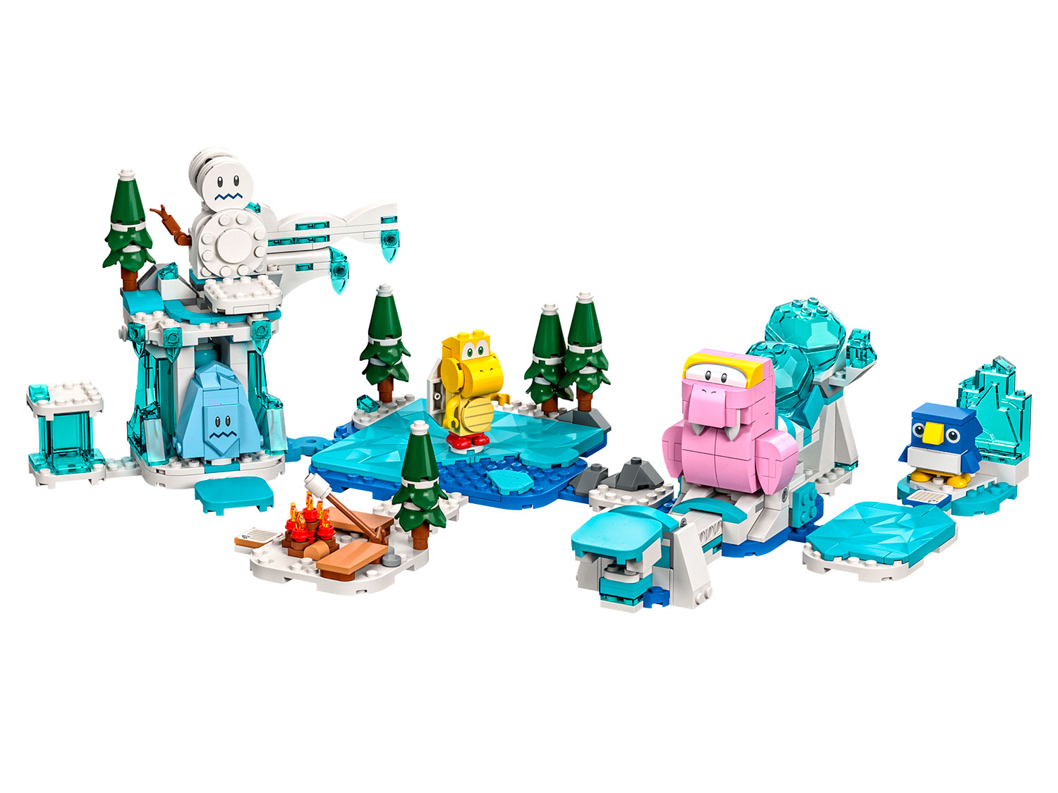 Конструктор LEGO Super Mario Снежное приключение Флипруса,71417 набор genius games настольная игра cytosis дополнение virus expansion на английском